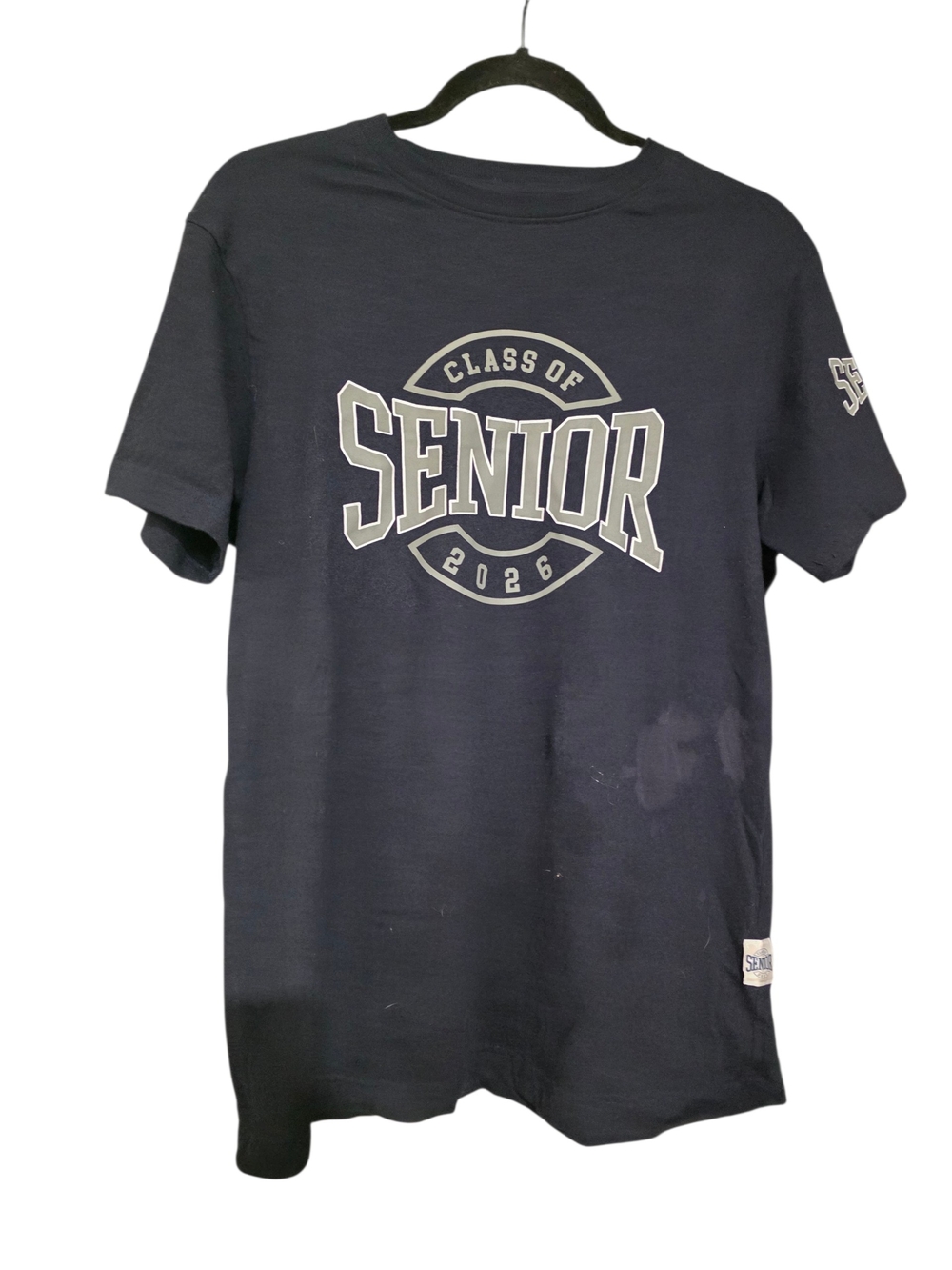 Class of 2026 Senior Graphic Tee - Navy Short Sleeve